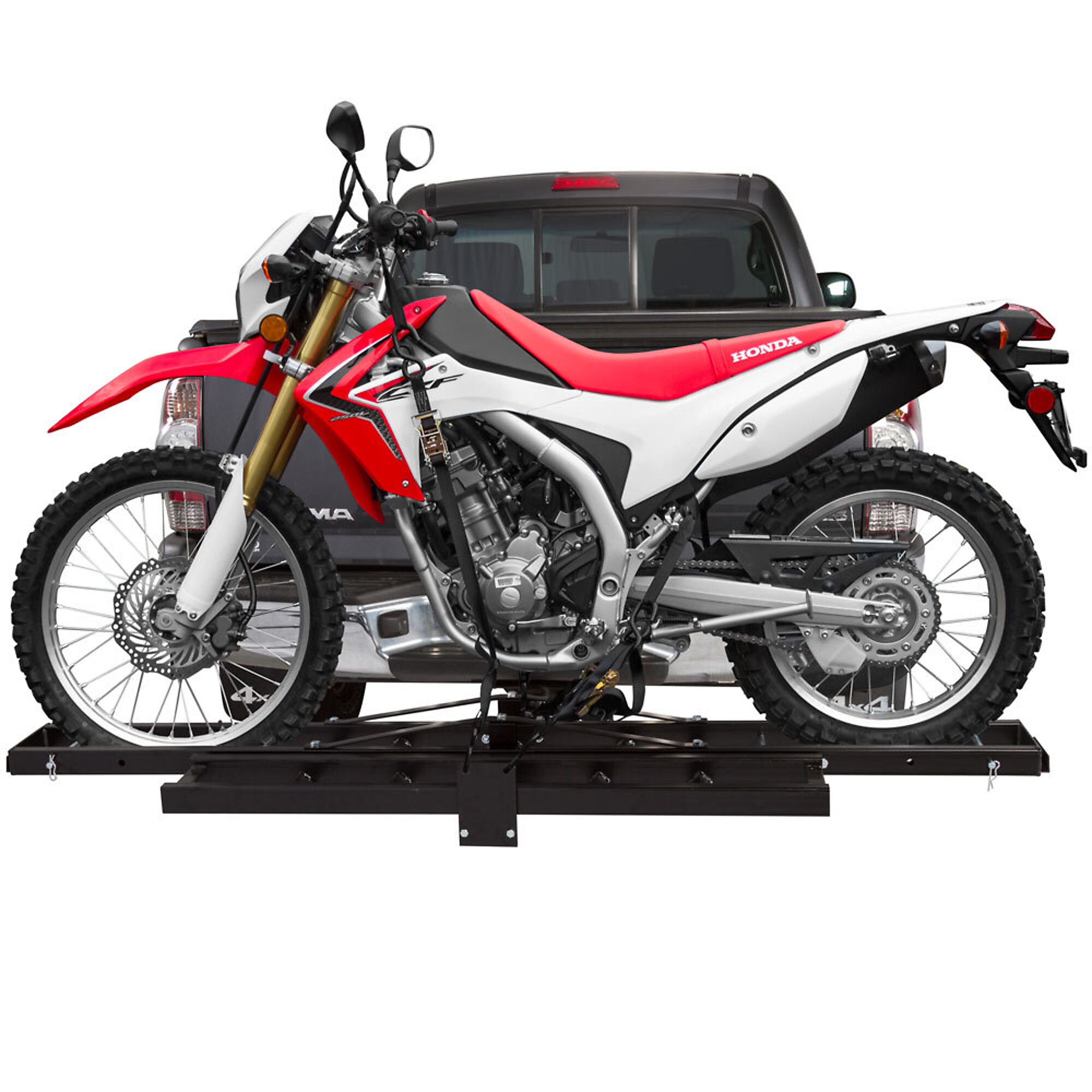 Black Widow, Steel Motorcycle Carrier, Capacity 500 lb, Receiver Size 2 in, Material Steel, Model# MCC-500